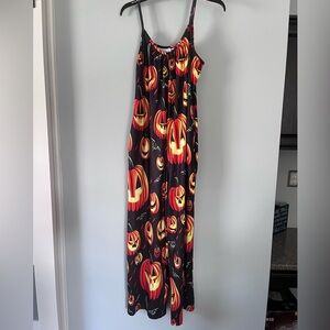 Halloween Pumpkin woman’s pant suit